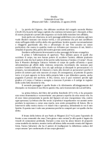 Omelia Solennità di san Vito (Mazara del Vallo – Cattedrale, 21