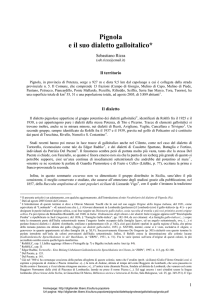 Vocabolario del dialetto di Pignola (PZ) - Digilander