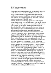 Il Cinquecento - Il Sole 24 Ore