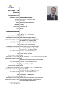 Curriculum Vitae  - DBGroup