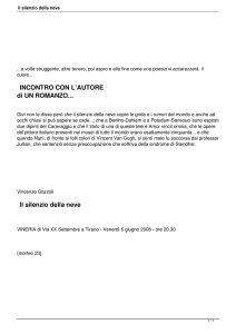 il silenzio della neve