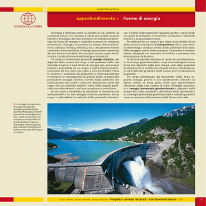 approfondimento > Forme di energia