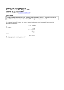 Esame di Stato Liceo Scientifico PNI Prova di