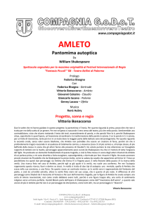 Amleto pantomima autoptica