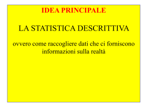 Statistica descrittiva File
