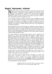 Sogni, fantasmi, visioni
