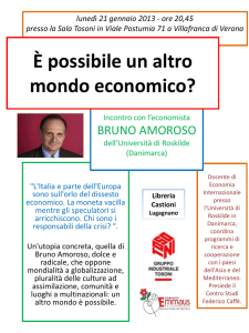 È possibile un altro mondo economico?