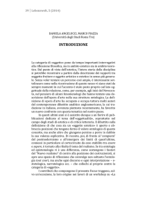La categoria di «oggetto», solo in apparenza
