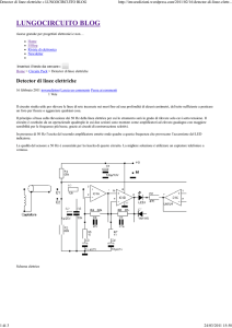 Detector di linee elettriche « LUNGOCIRCUITO BLOG