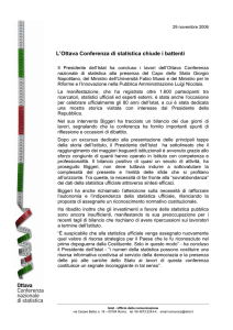 L`Ottava Conferenza di statistica chiude i battenti