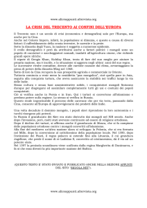 crisi del trecento in asia - appunti scuola superiore