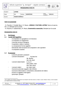 LATINO 2A - Liceo Terragni