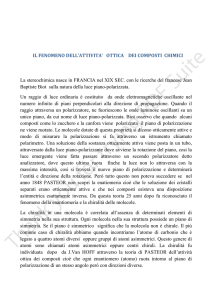 CHIMICI IL FENOMENO DELL`ATTIVITA` OTTICA DEI COMPOSTI ni