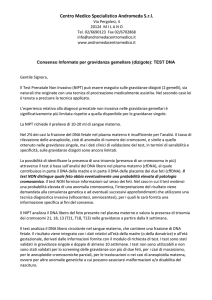 Consenso Test Dna fetale per gravidanza gemellare