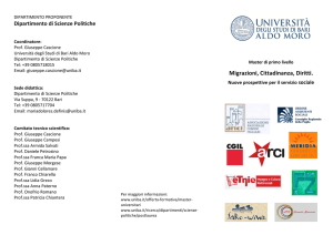 Brochure Master Migrazioni