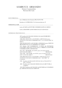 Curriculum in stile elegante - Comune di Piedimonte San Germano
