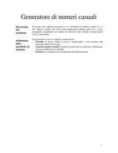 Generatore di numeri casuali