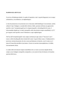 diagnostica x immagini radiologia dentale