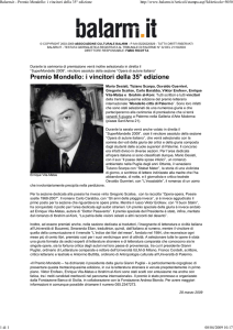 Balarm.it - Premio Mondello