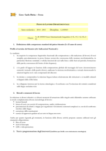 Ivrea Anno scolastico: 2014 - 2015 Disciplina: LATINO