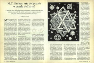 MC Escher: arte del puzzle o puzzle dell`arte?