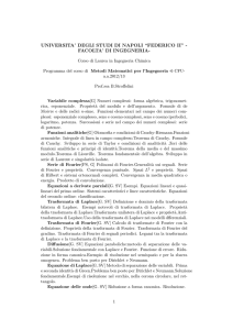 universita` degli studi di napoli “federico ii” - facolta