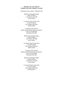 Moliendo cafè (testo italiano)