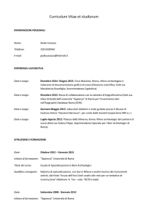 Curriculum di Giulio Casazza - Digilab