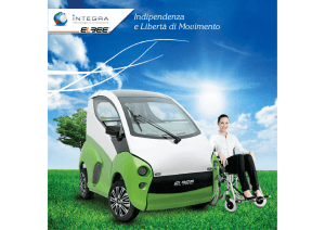 Scarica la scheda pdf del Minicar Elbee per guidare in carrozzina