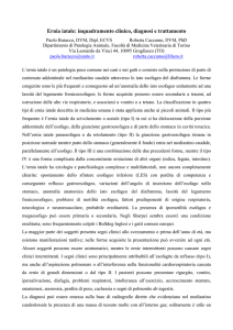 Ernia iatale: inquadramento clinico, diagnosi e trattamento