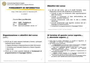 Capitolo 0. Introduzione. - Ingegneria elettrica ed elettronica