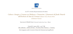 Cultura e liturgia a Cremona tra Medioevo e Umanesimo. I