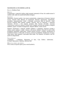 ESEMPIO DI DESCRIZIONE DEL PROGRAMMA DI UN