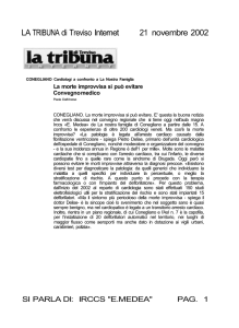 La morte improvvisa si pu   evitare. Convegno medico