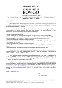 Avviso Volontario per Arco a C