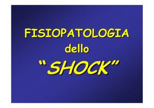 Fisiopatologia dello SHOCK