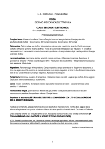 poggibonsi fisica biennio meccanica/elettronica classi seconde