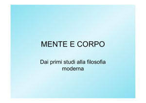 mente e corpo - Portale Filosofico