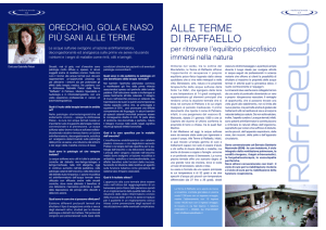 Orecchio gola e naso piu sani alle Terme