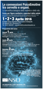 La decodifica biologica della malattia e della vita.
