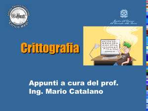 Crittografia - I.T.I. Medi