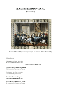 il congresso di vienna