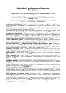 Riferimenti bibliografici dettagliati, Sedra