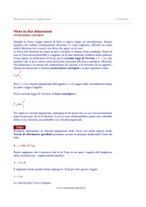 Moto in due dimensioni