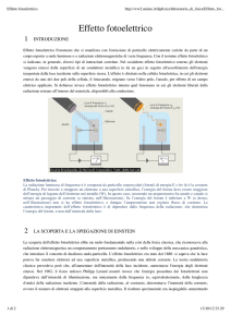 Effetto fotoelettrico