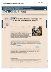 Dalla meccanica alle nuove tecnologie