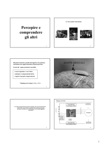 Percepire e comprendere gli altri - Dipartimento di Sociologia e