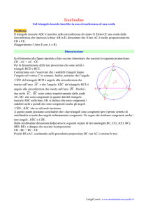 Similitudine - MATEMATICAeSCUOLA