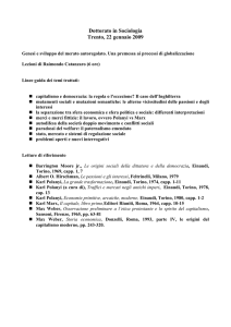 Genesi e sviluppo dell`economia di mercato