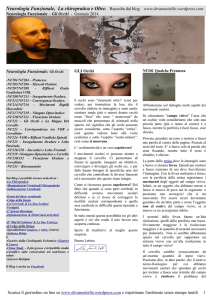 Neurologia Funzionale, La chiropratica e Oltre. Raccolta dal blog